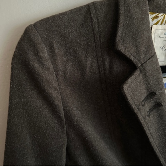 Anthropologie Cartonnier Felix Brown Felted Blazer - Picture 5 of 8